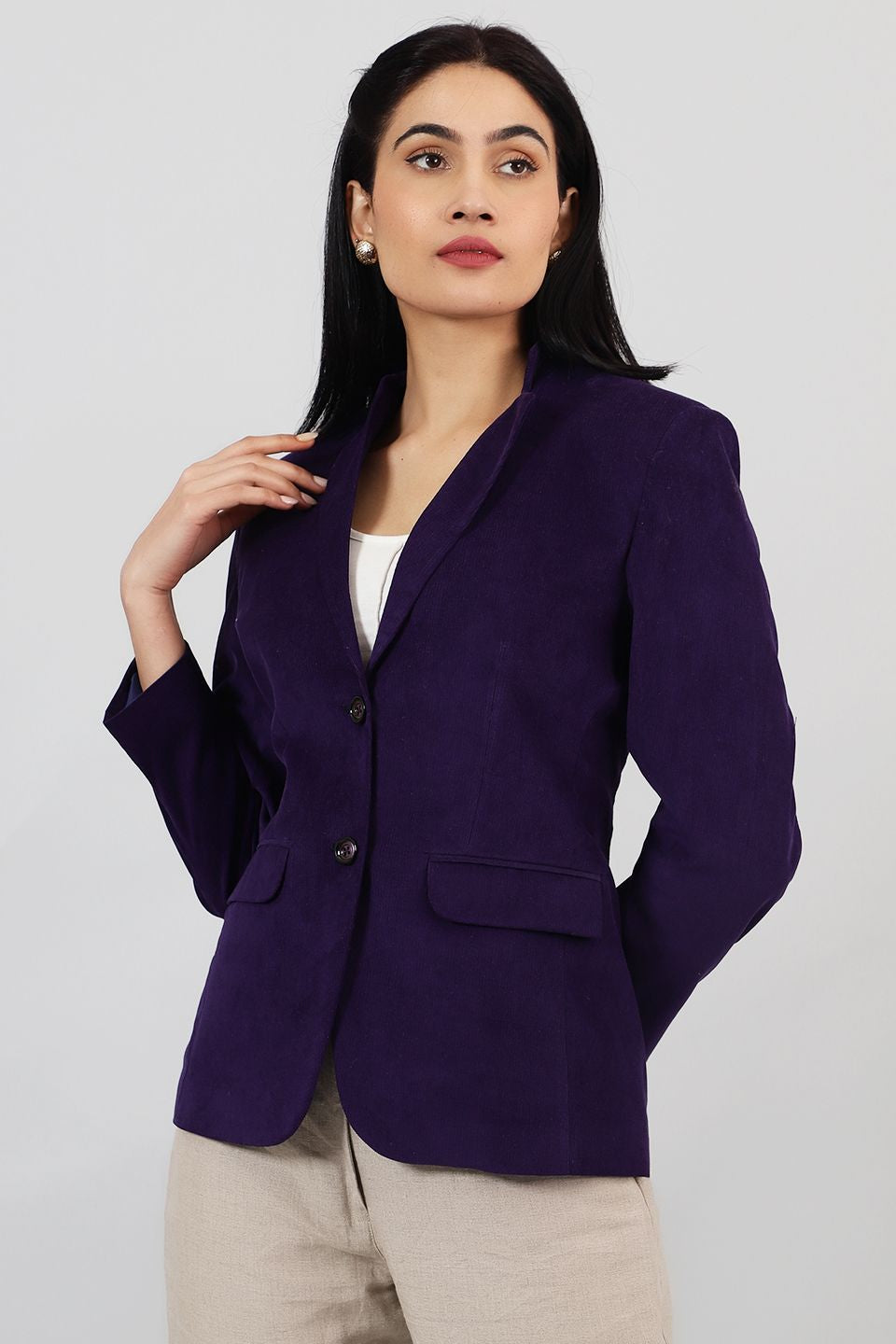 Corduroy-Purple-Cotton-Blazer-LSBlazer120