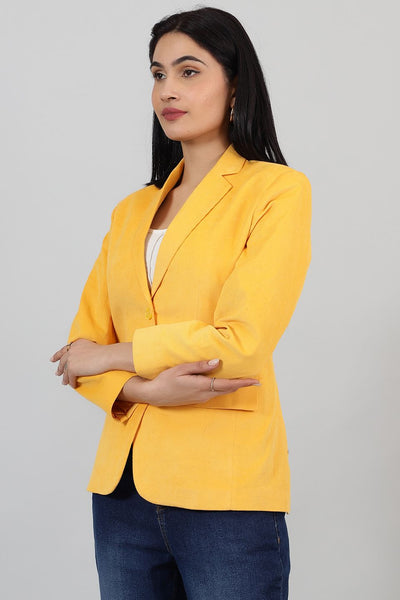 Corduroy-Yellow-Cotton-Blazer-LSBlazer120