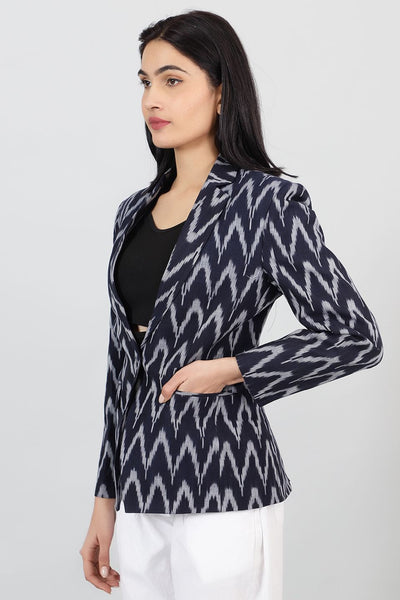 Ikat-Blue-Cotton-Blazer-LSBlazer133