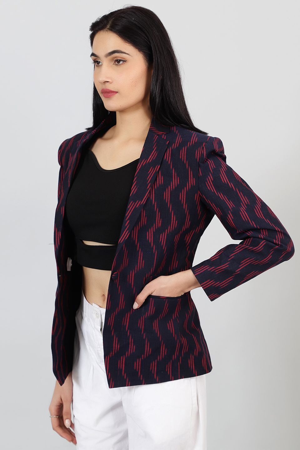 Ikat-Blue-Cotton-Blazer-LSBlazer135