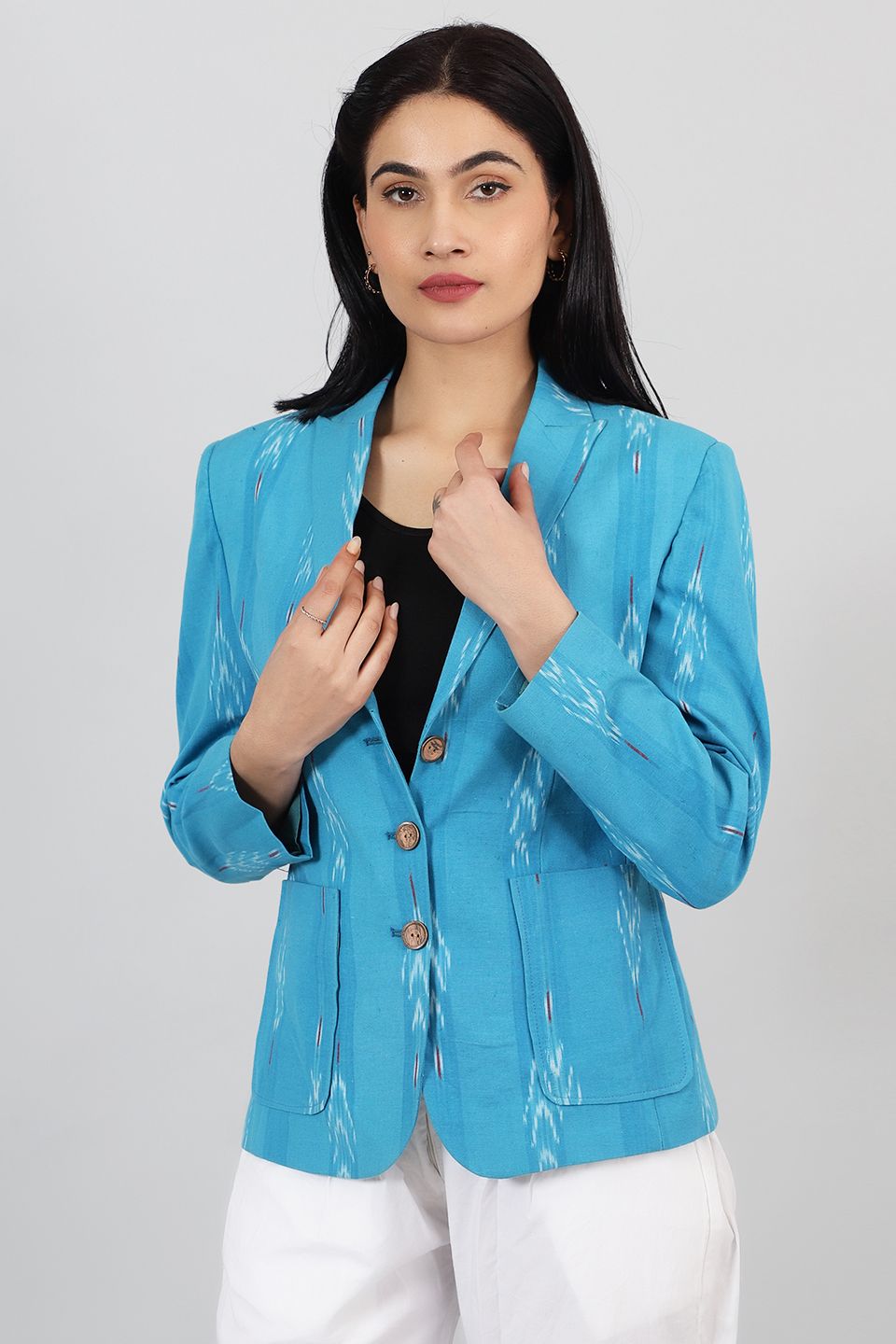 Ikat-Blue-Cotton-Blazer-LSBlazer137