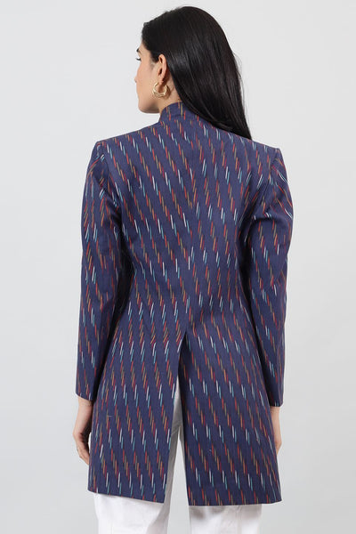 Ikat-Blue-Cotton-Blazer-LSBlazer142