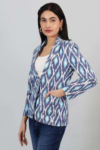 Ikat-Blue-Cotton-Blazer-LSBlazer152