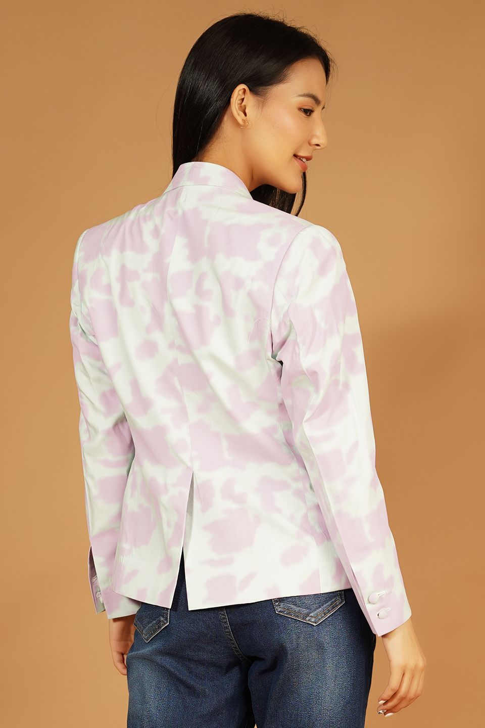 100% Premium Cotton Pink Blazer