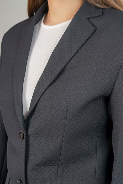 Polyester Cotton Black Blazer