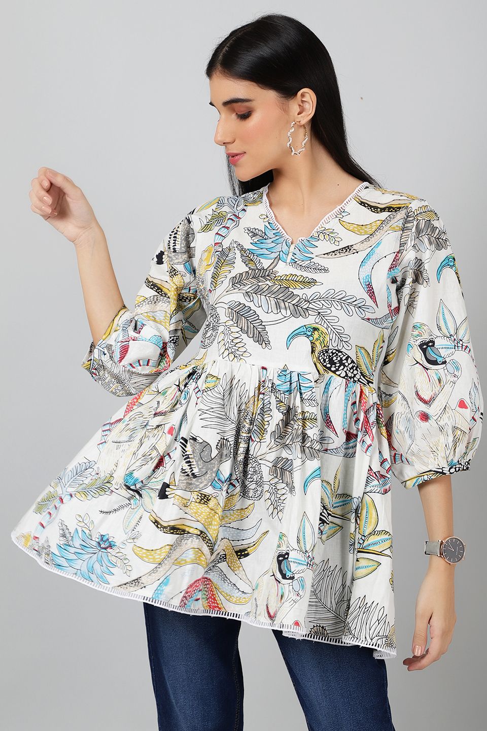 Jaipur Cotton Multicolored Shirt