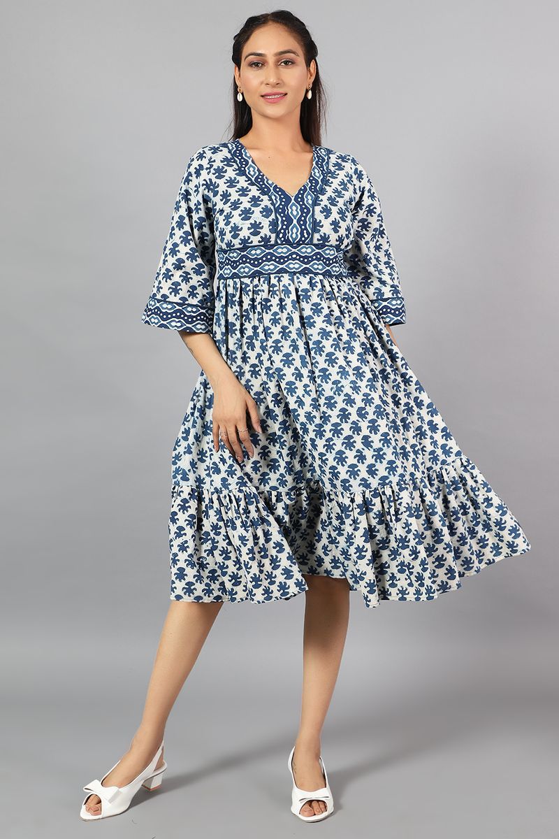 Indigo Midi Indigo Dress