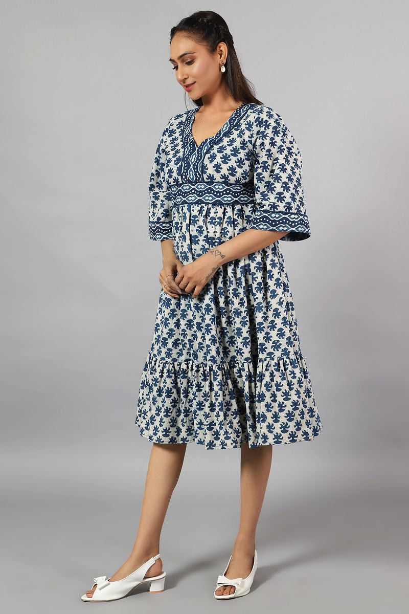 Indigo Midi Indigo Dress