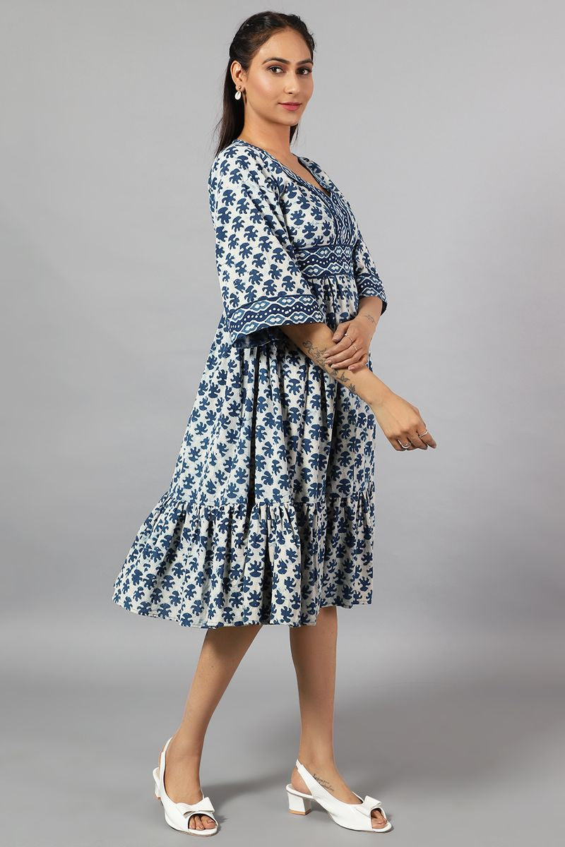 Indigo Midi Indigo Dress