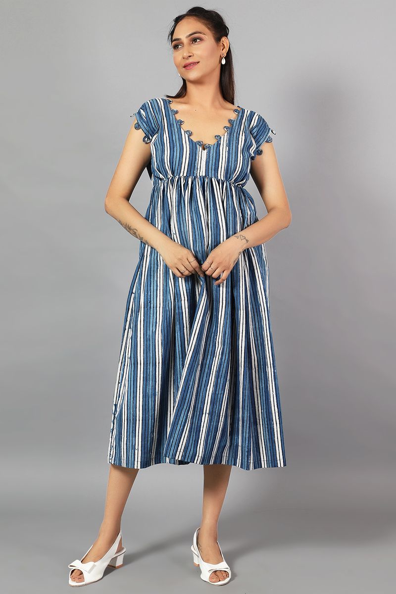 Indigo Midi Indigo Dress