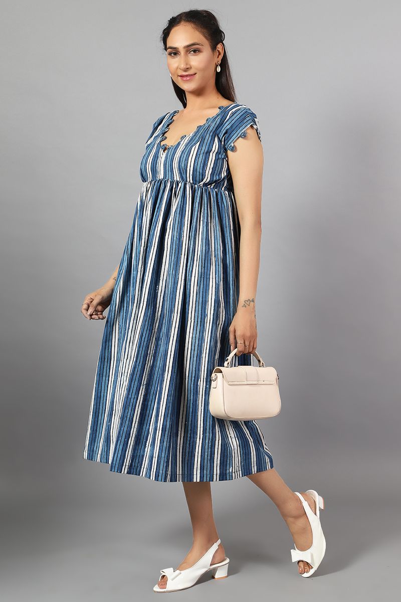 Indigo Midi Indigo Dress