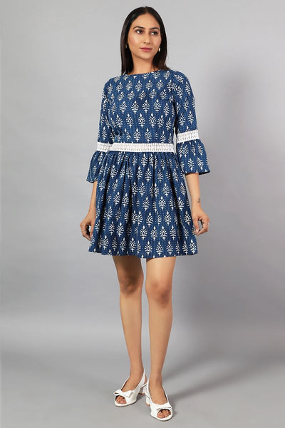 Indigo Mini Indigo -Kleid