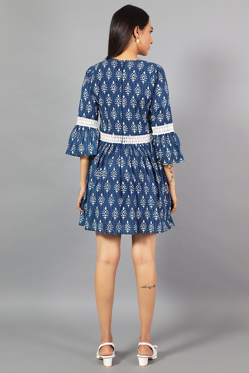 Indigo Mini Indigo -Kleid