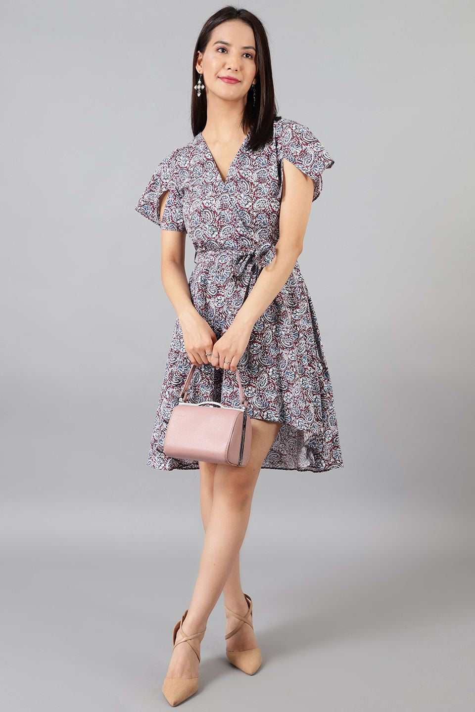 Cotton Midi Multicolored Dress