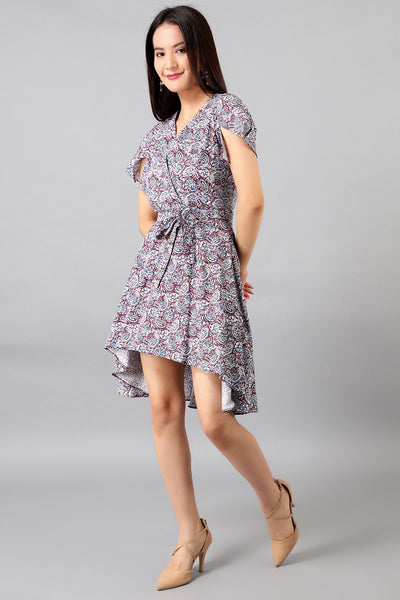 Cotton Midi Multicolored Dress