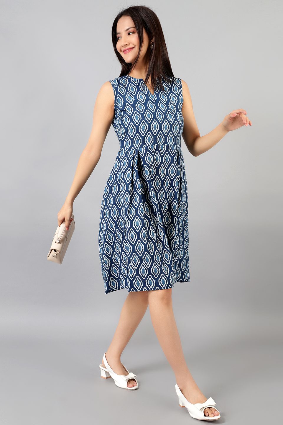 Indigo Mini Indigo -Kleid