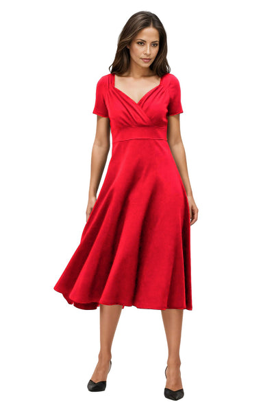 Sweetheart Cotton Jersey Empire Dress