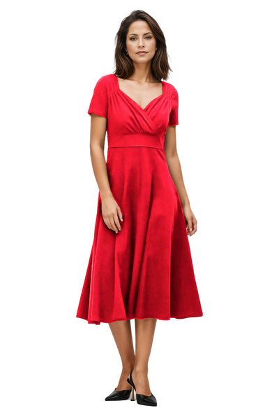 Sweetheart Cotton Jersey Empire Dress