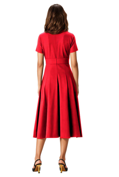 Sweetheart Cotton Jersey Empire Dress