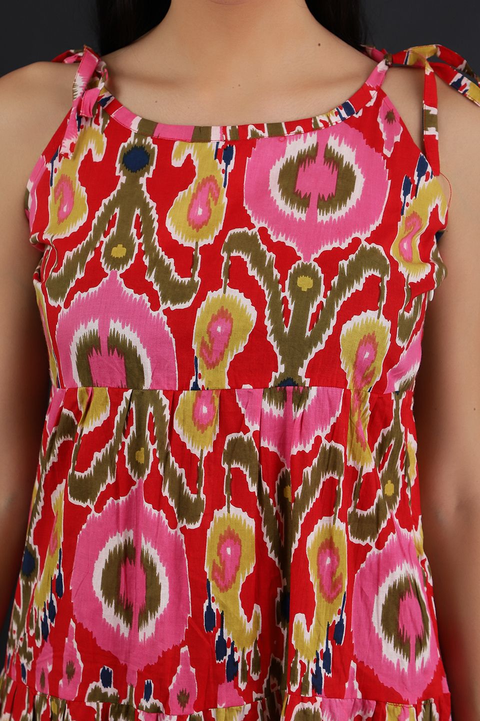 Jaipur Cotton Red Dress